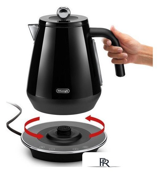 Электрический чайник DeLonghi KBY2011BK Eclettica SpecialTea - Изображение №2 — Интернет-магазин ПроЗаказ