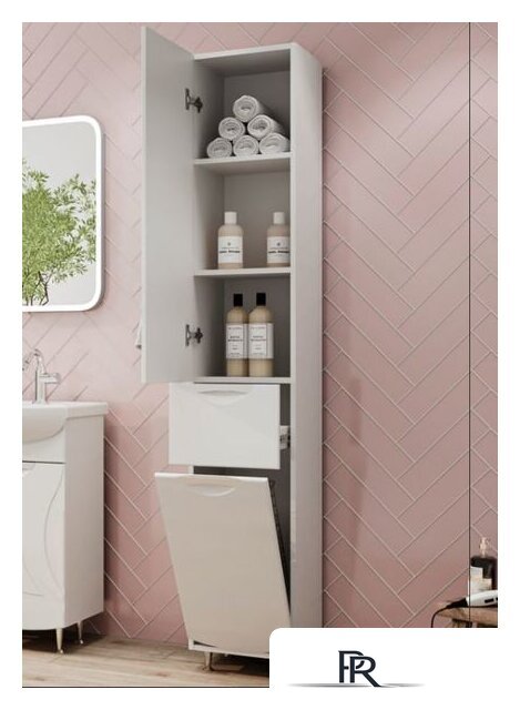  Volna Шкаф-пенал Adel 35 c корзиной - Изображение №3 — Интернет-магазин ПроЗаказ