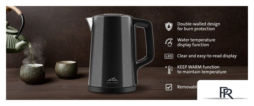 Электрический чайник ETA Ester 4597 90000 black - Изображение №8 — Интернет-магазин ПроЗаказ