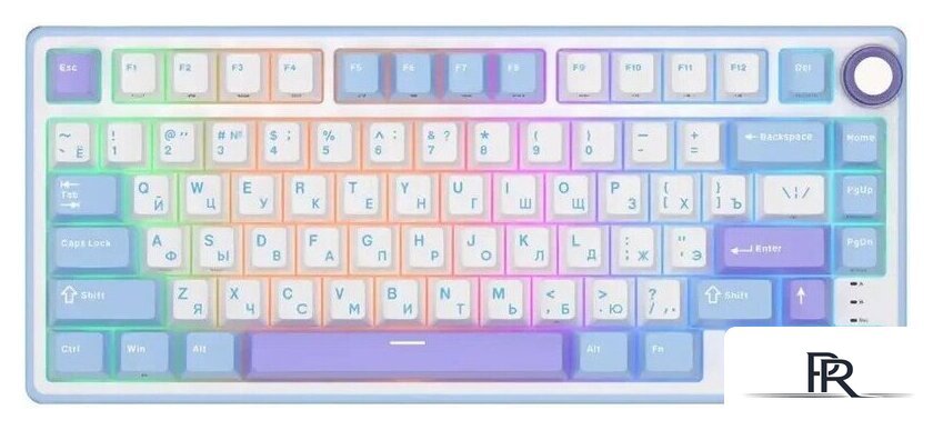 Клавиатура Royal Kludge R75 RGB Taro Milk (RK Silver) - Изображение №1 — Интернет-магазин ПроЗаказ