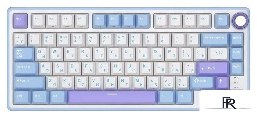 Клавиатура Royal Kludge R75 RGB Taro Milk (RK Silver) - Изображение №2 — Интернет-магазин ПроЗаказ