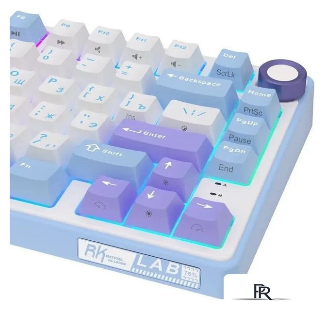 Клавиатура Royal Kludge R75 RGB Taro Milk (RK Silver) - Изображение №7 — Интернет-магазин ПроЗаказ