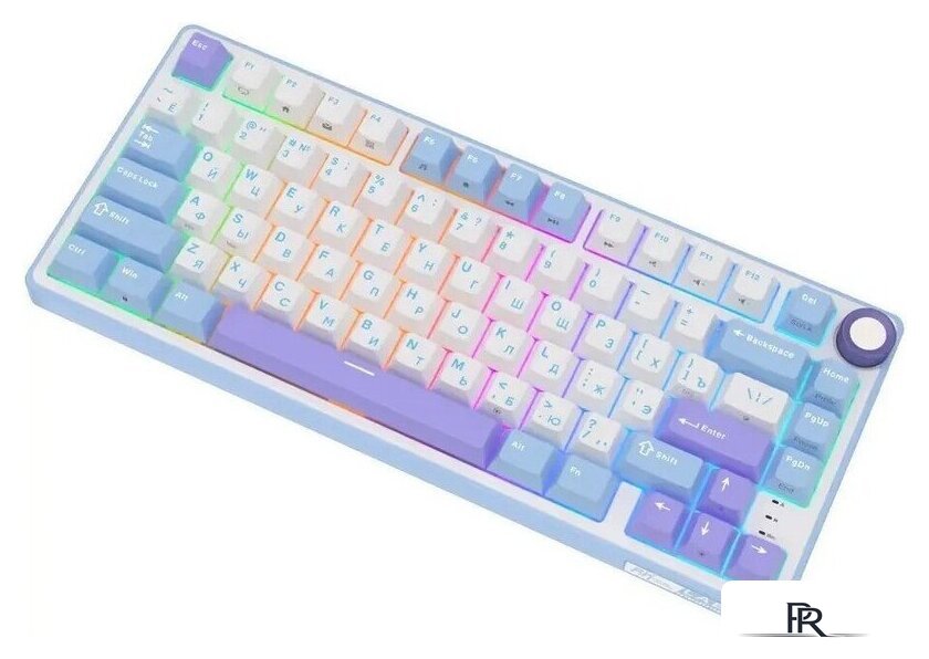 Клавиатура Royal Kludge R75 RGB Taro Milk (RK Silver) - Изображение №4 — Интернет-магазин ПроЗаказ