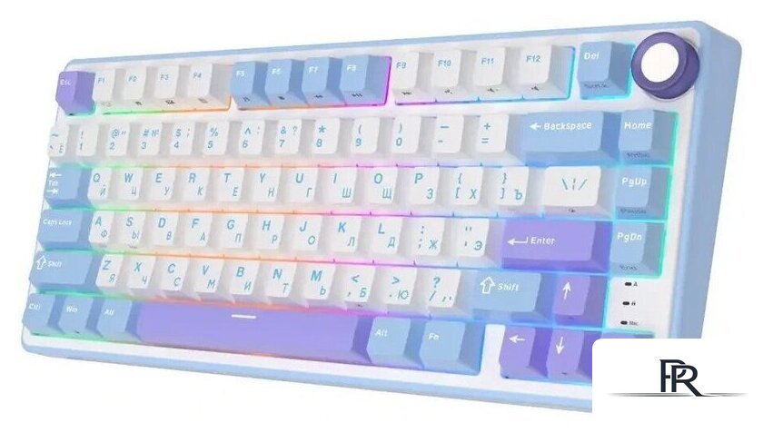 Клавиатура Royal Kludge R75 RGB Taro Milk (RK Silver) - Изображение №6 — Интернет-магазин ПроЗаказ
