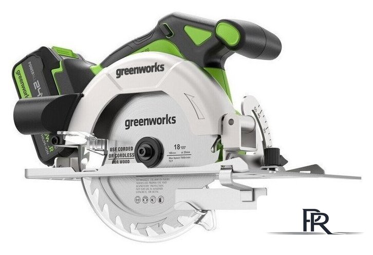 Дисковая (циркулярная) пила Greenworks GD24CS165 1501607CUG (с 1-им АКБ) - Изображение №1 — Интернет-магазин ПроЗаказ