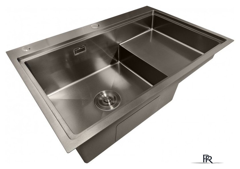 Кухонная мойка Stellar S6550NB-TU-L (нано черный, с доской) - Изображение №8 — Интернет-магазин ПроЗаказ