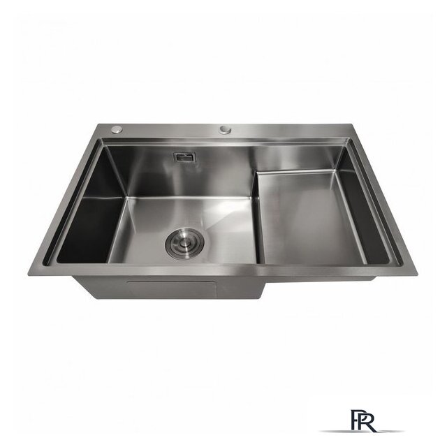 Кухонная мойка Stellar S6550NB-TU-L (нано черный, с доской) - Изображение №5 — Интернет-магазин ПроЗаказ