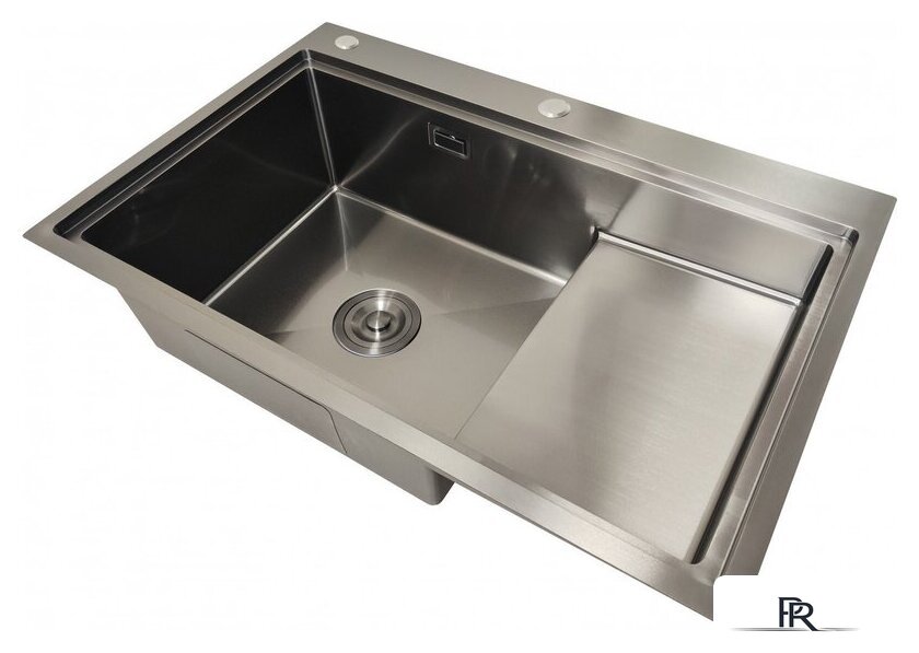 Кухонная мойка Stellar S6550NB-TU-L (нано черный, с доской) - Изображение №7 — Интернет-магазин ПроЗаказ