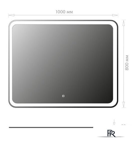  Onika Зеркало Магна 100 Led 210018 - Изображение №2 — Интернет-магазин ПроЗаказ