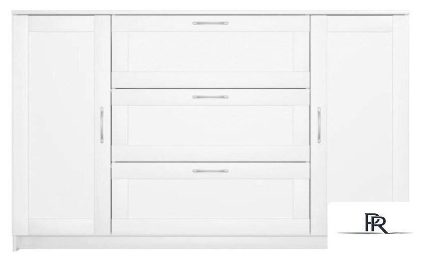 Комод Mio Tesoro Сириус 2 двери и 3 ящика 156x95 2.02.03.290.1 (белый) - Изображение №3 — Интернет-магазин ПроЗаказ