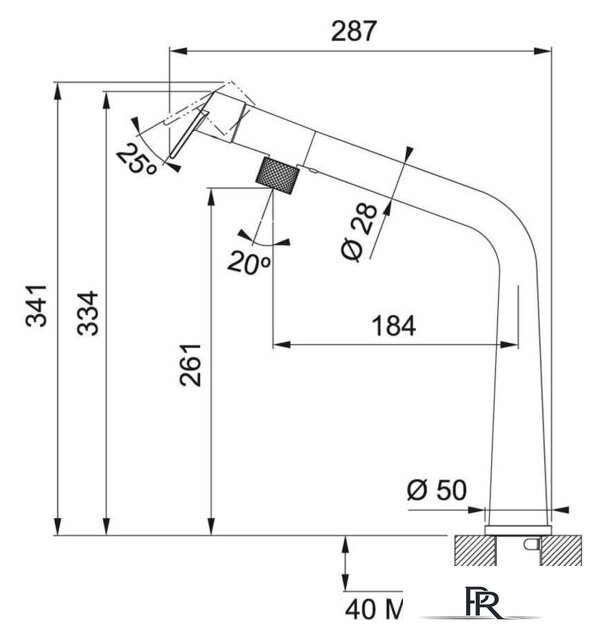 Смеситель Franke Icon 115.0625.187 (черный матовый) - Изображение №3 — Интернет-магазин ПроЗаказ