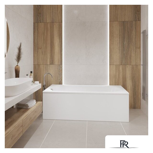 Ванна Lauter Haven 160 21202006 (с ножками, серым подголовн., белыми лиц. и торц. экранами) - Изображение №19 — Интернет-магазин ПроЗаказ