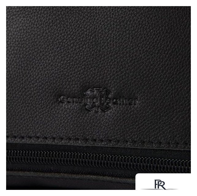 Мужская сумка Poshete 253-7090-43-BLK (черный) - Изображение №6 — Интернет-магазин ПроЗаказ