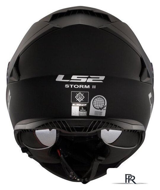 Мотошлем LS2 FF800 Storm II Solid (XXL, матовый черный) - Изображение №20 — Интернет-магазин ПроЗаказ