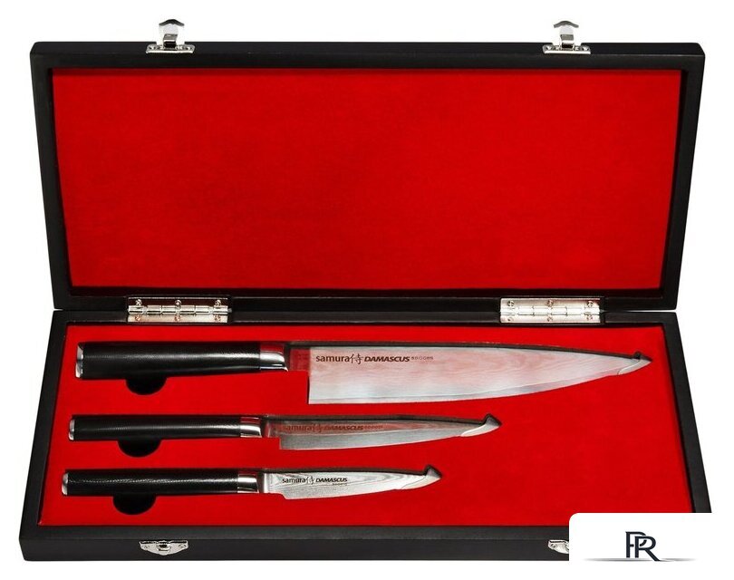 Набор ножей Samura Damascus SD-0220 - Изображение №5 — Интернет-магазин ПроЗаказ