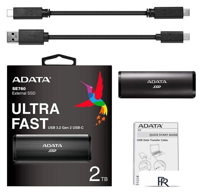 Внешний накопитель ADATA SE760 512GB ASE760-512GU32G2-CBK (черный) - Изображение №4 — Интернет-магазин ПроЗаказ