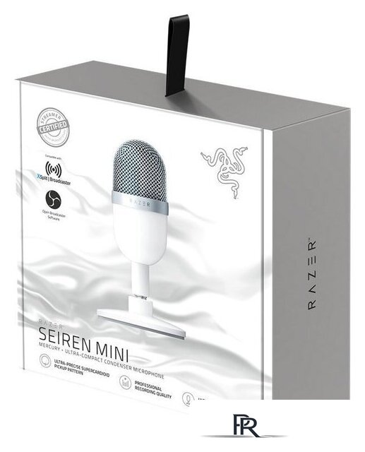 Проводной микрофон Razer Seiren Mini Mercury White - Изображение №4 — Интернет-магазин ПроЗаказ