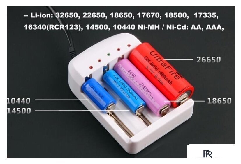 Зарядное устройство Ultrafire Зарядное устройство на 4 аккумулятора 18650 - Изображение №2 — Интернет-магазин ПроЗаказ