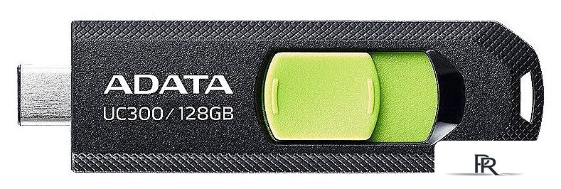 USB Flash ADATA UC300 128GB (черный/зеленый) - Изображение №1 — Интернет-магазин ПроЗаказ