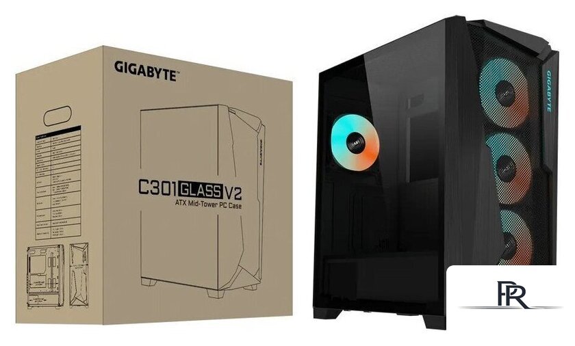 Корпус Gigabyte C301 Glass V2 (черный) - Изображение №8 — Интернет-магазин ПроЗаказ