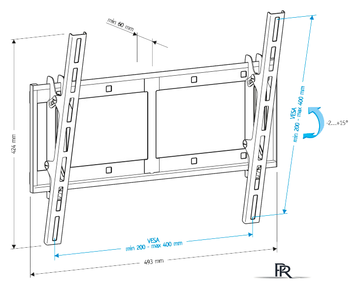 Кронштейн для телевизора Holder LCD-T4609 - Изображение №2 — Интернет-магазин ПроЗаказ