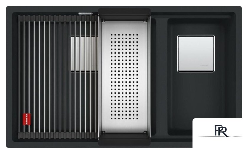 Кухонная мойка Franke Kanon KNG 160-46-21 125.0633.004 (матовый черный) - Изображение №1 — Интернет-магазин ПроЗаказ