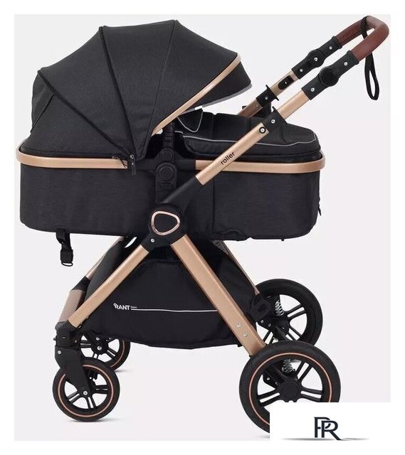 Универсальная коляска Rant Basic Roller Gold RA161 (2 в 1, black) - Изображение №16 — Интернет-магазин ПроЗаказ