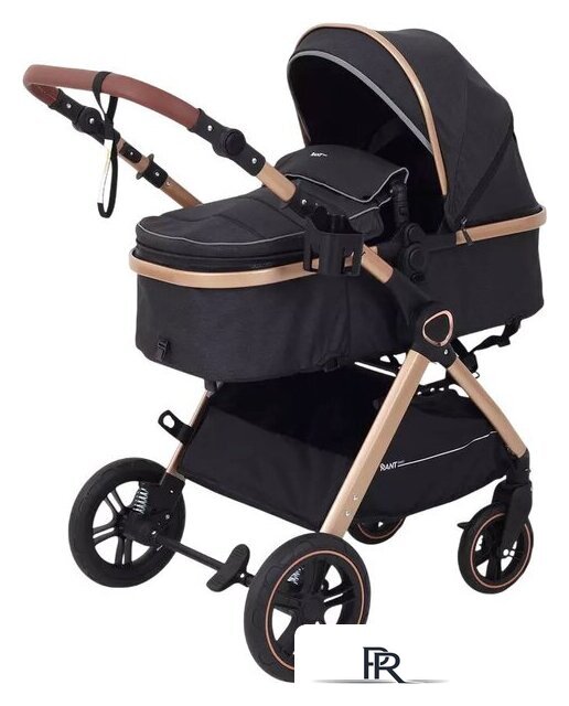 Универсальная коляска Rant Basic Roller Gold RA161 (2 в 1, black) - Изображение №1 — Интернет-магазин ПроЗаказ