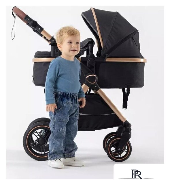 Универсальная коляска Rant Basic Roller Gold RA161 (2 в 1, black) - Изображение №34 — Интернет-магазин ПроЗаказ