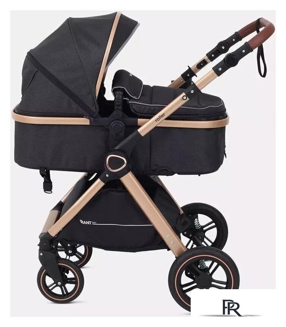 Универсальная коляска Rant Basic Roller Gold RA161 (2 в 1, black) - Изображение №15 — Интернет-магазин ПроЗаказ