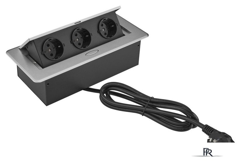 Сетевой фильтр CACTUS CS-SOCKET-EU3-GYBK - Изображение №1 — Интернет-магазин ПроЗаказ