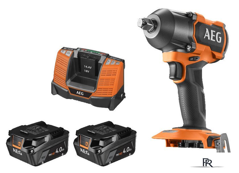 Гайковерт AEG Powertools BSS18MTF12BL-402C 4935479664 (с 2-мя АКБ, кейс) - Изображение №1 — Интернет-магазин ПроЗаказ