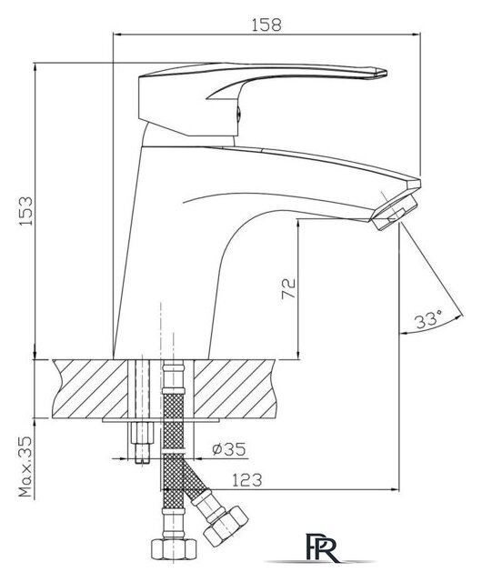 Смеситель Lauter Spray 21CK308C - Изображение №2 — Интернет-магазин ПроЗаказ