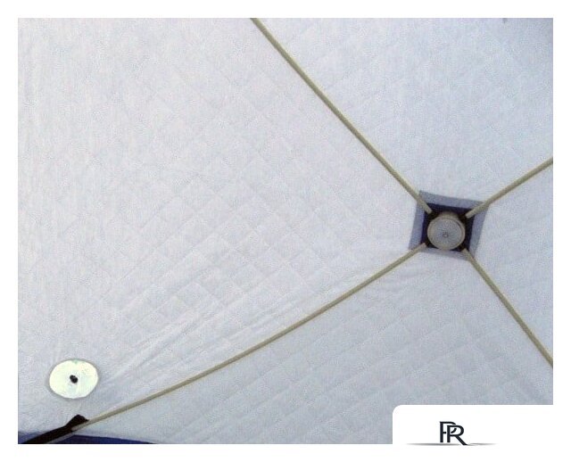 Палатка для зимней рыбалки Следопыт КУБ 3 Эконом (белый/синий) - Изображение №5 — Интернет-магазин ПроЗаказ