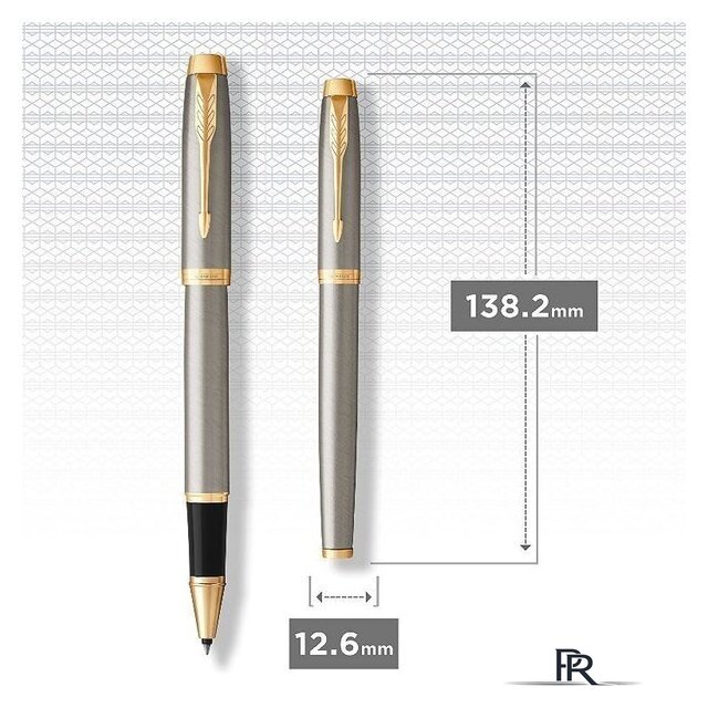 Ручка-роллер Parker IM Metal Core Brushed Metal GT 1931663 - Изображение №4 — Интернет-магазин ПроЗаказ