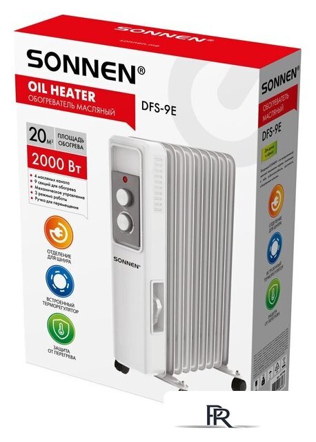 Масляный радиатор Sonnen DFS-9E - Изображение №2 — Интернет-магазин ПроЗаказ