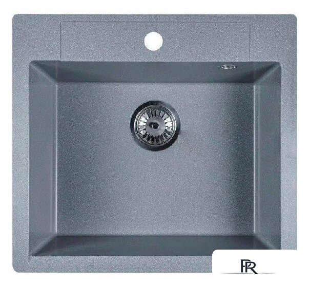 Кухонная мойка Marblan Cubi (серебристый, с сифоном) - Изображение №1 — Интернет-магазин ПроЗаказ