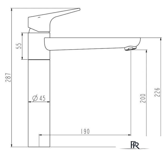 Смеситель Esko Palermo PE 25 - Изображение №5 — Интернет-магазин ПроЗаказ