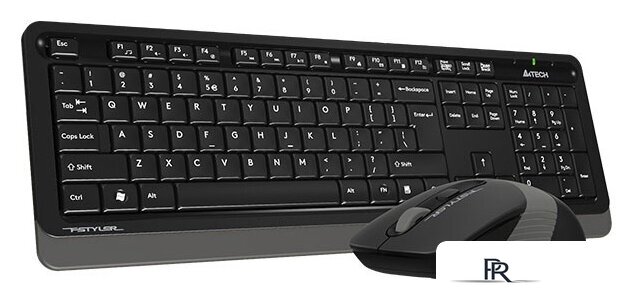 Офисный набор A4Tech Fstyler FG1010 (черный/серый) - Изображение №3 — Интернет-магазин ПроЗаказ