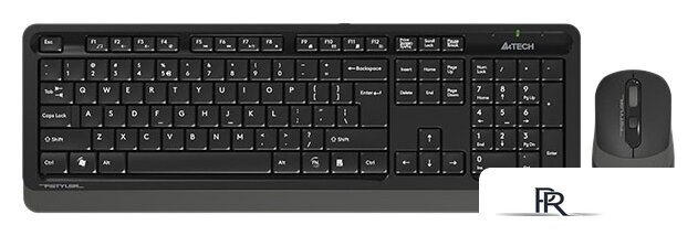 Офисный набор A4Tech Fstyler FG1010 (черный/серый) - Изображение №1 — Интернет-магазин ПроЗаказ