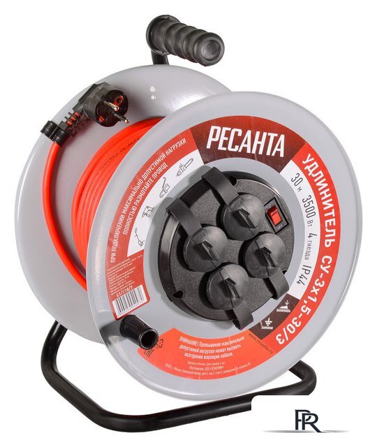 Удлинитель на катушке Ресанта СУ-3x1.5-30/3 - Изображение №1 — Интернет-магазин ПроЗаказ