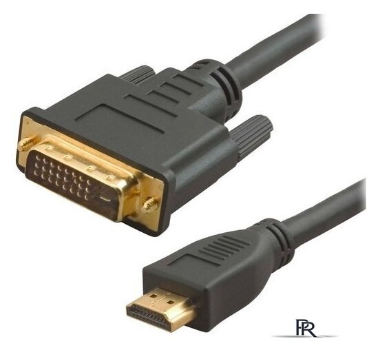 Кабель 5bites DVI - HDMI APC-080-020 (2 м, черный) - Изображение №1 — Интернет-магазин ПроЗаказ