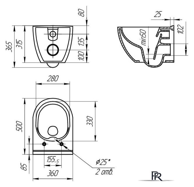 Унитаз подвесной Cersanit Brasko Smart Clean On DPL EO Slim LP 64824 - Изображение №14 — Интернет-магазин ПроЗаказ