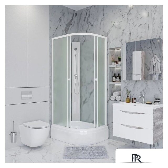 Душевая кабина Niagara Promo P100/70/26L/MT/BK 100x70x195 - Изображение №4 — Интернет-магазин ПроЗаказ