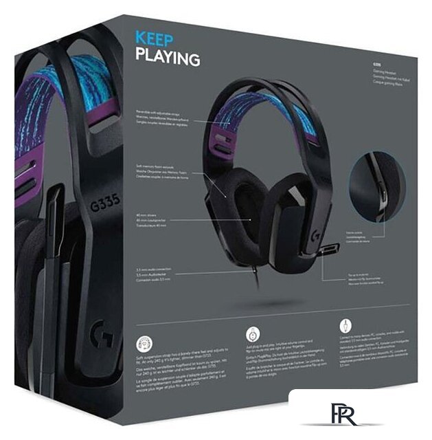 Наушники Logitech G335 (черный) - Изображение №5 — Интернет-магазин ПроЗаказ