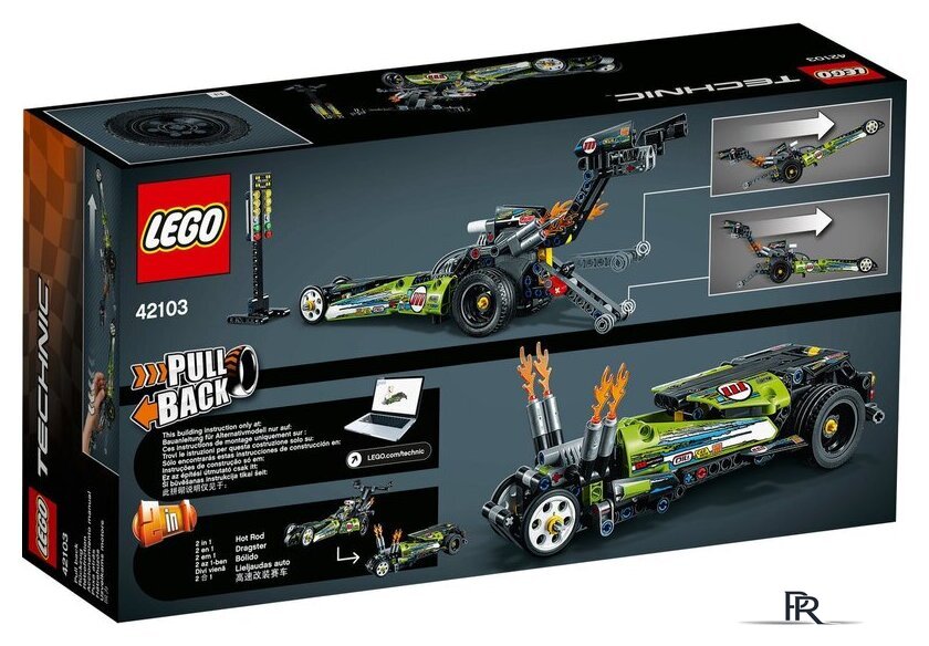 Конструктор LEGO Technic 42103 Драгстер - Изображение №2 — Интернет-магазин ПроЗаказ
