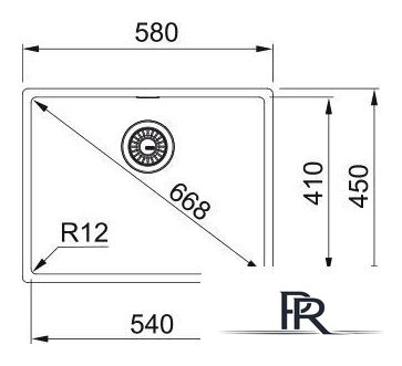 Кухонная мойка Franke BXX 210-54 127.0677.190 (стальной) - Изображение №2 — Интернет-магазин ПроЗаказ