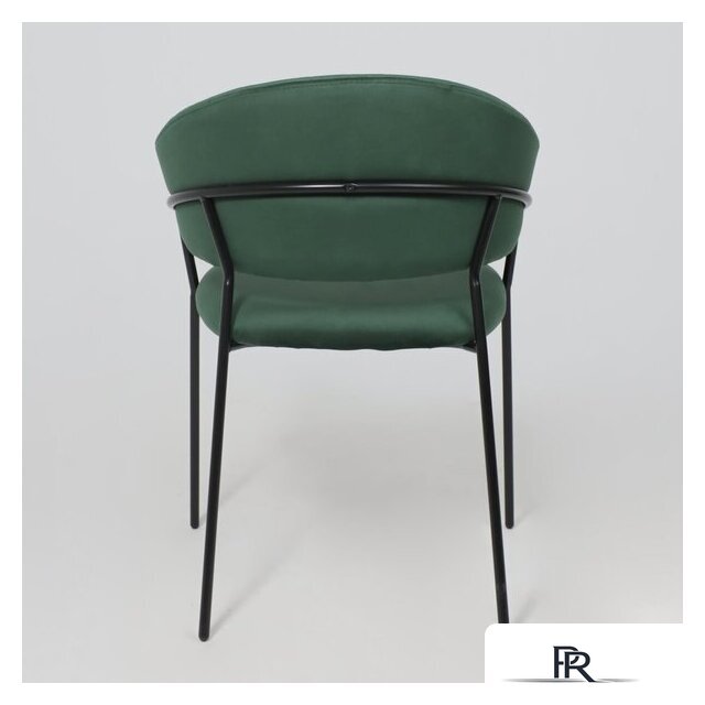 Стул с подлокотниками Алвест AV 433 (изумрудный бархат H-30/черный) - Изображение №10 — Интернет-магазин ПроЗаказ