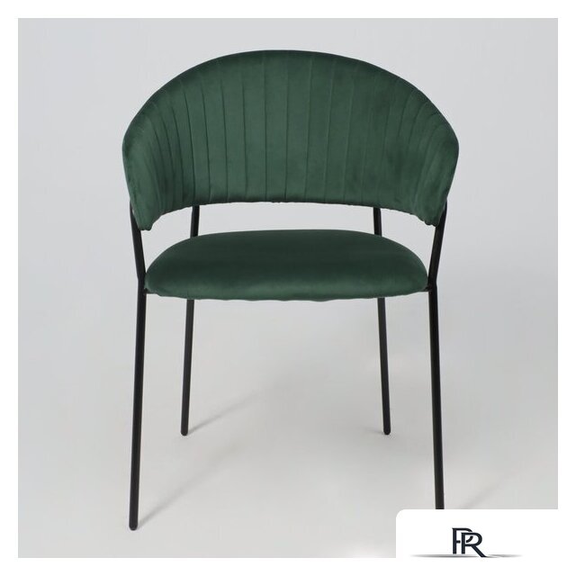 Стул с подлокотниками Алвест AV 433 (изумрудный бархат H-30/черный) - Изображение №7 — Интернет-магазин ПроЗаказ