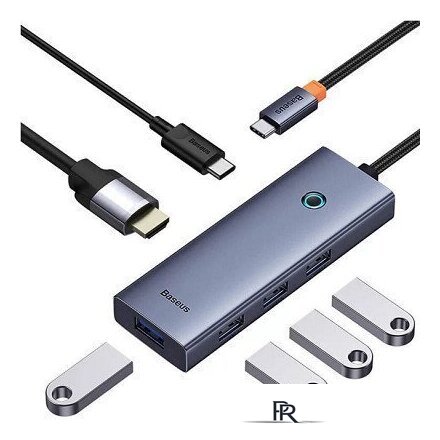 USB-хаб Baseus UltraJoy Series 6-Port Hub B00052807813-01 - Изображение №4 — Интернет-магазин ПроЗаказ